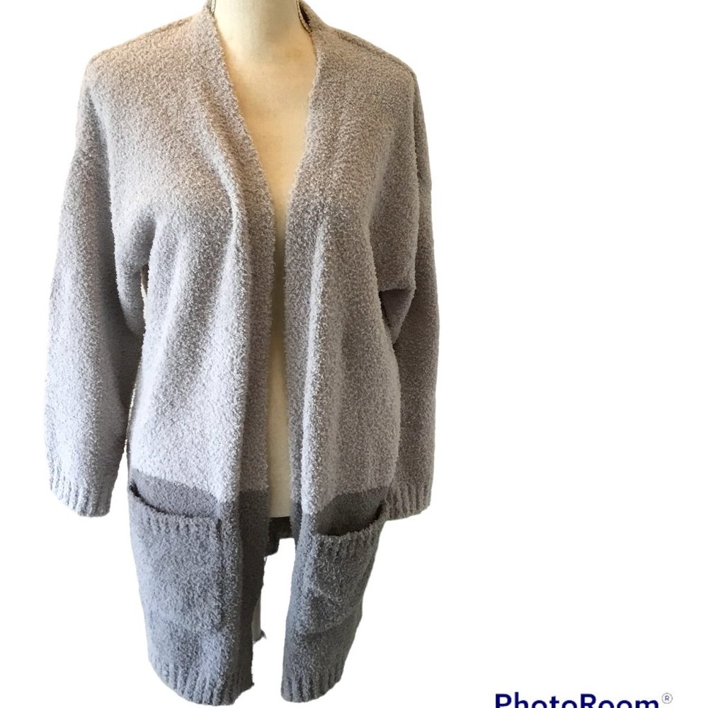 Thread & Supply Gray Sweater Open Cardigan